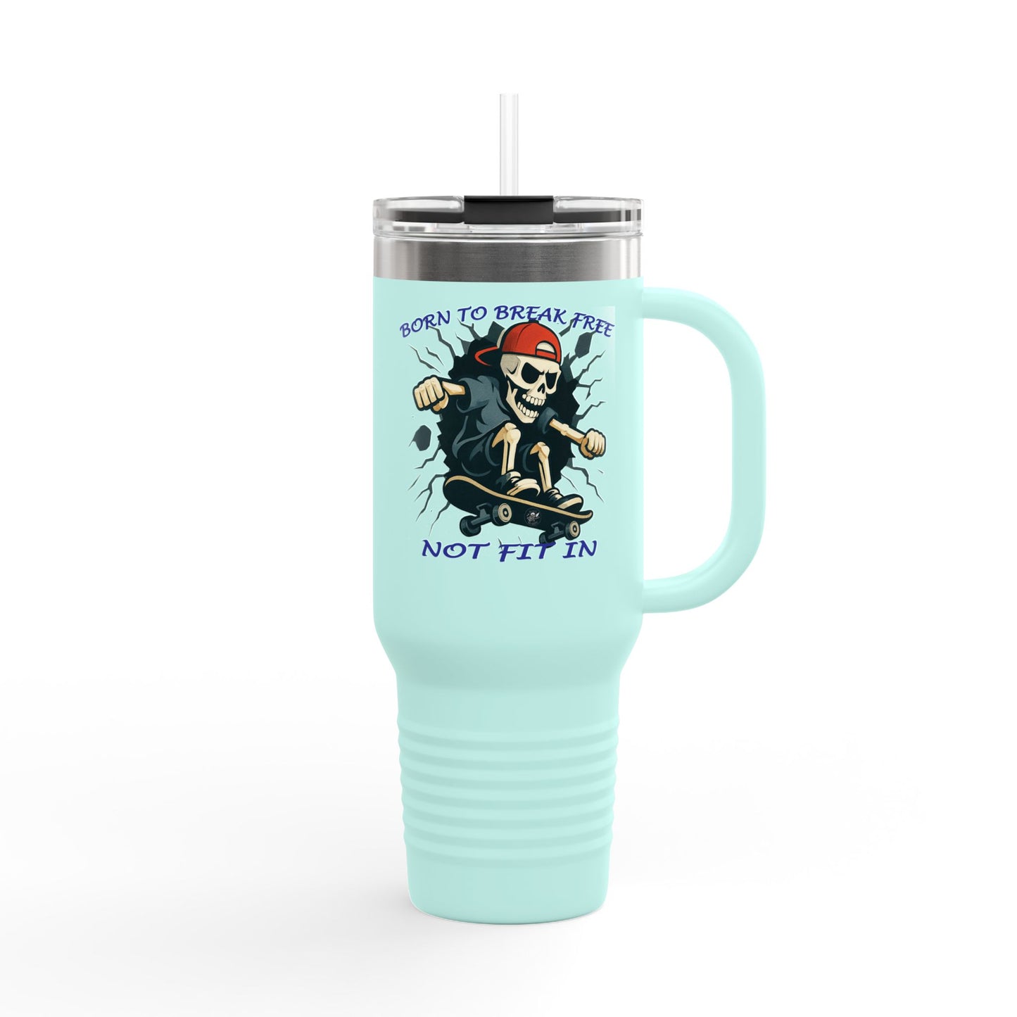 Skelly Wall Breakout  40 oz travel mug