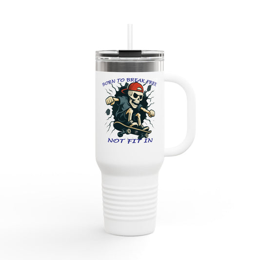 Skelly Wall Breakout  40 oz travel mug
