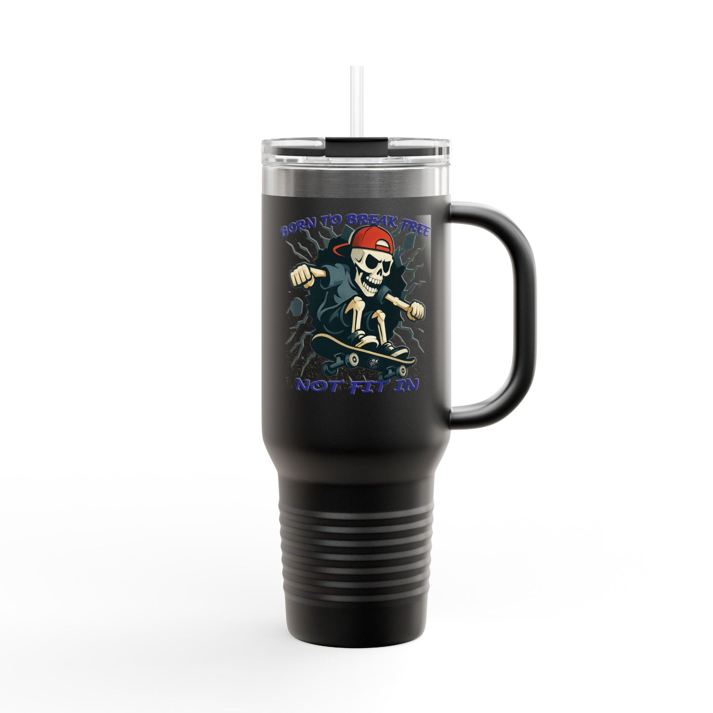 Skelly Wall Breakout  40 oz travel mug