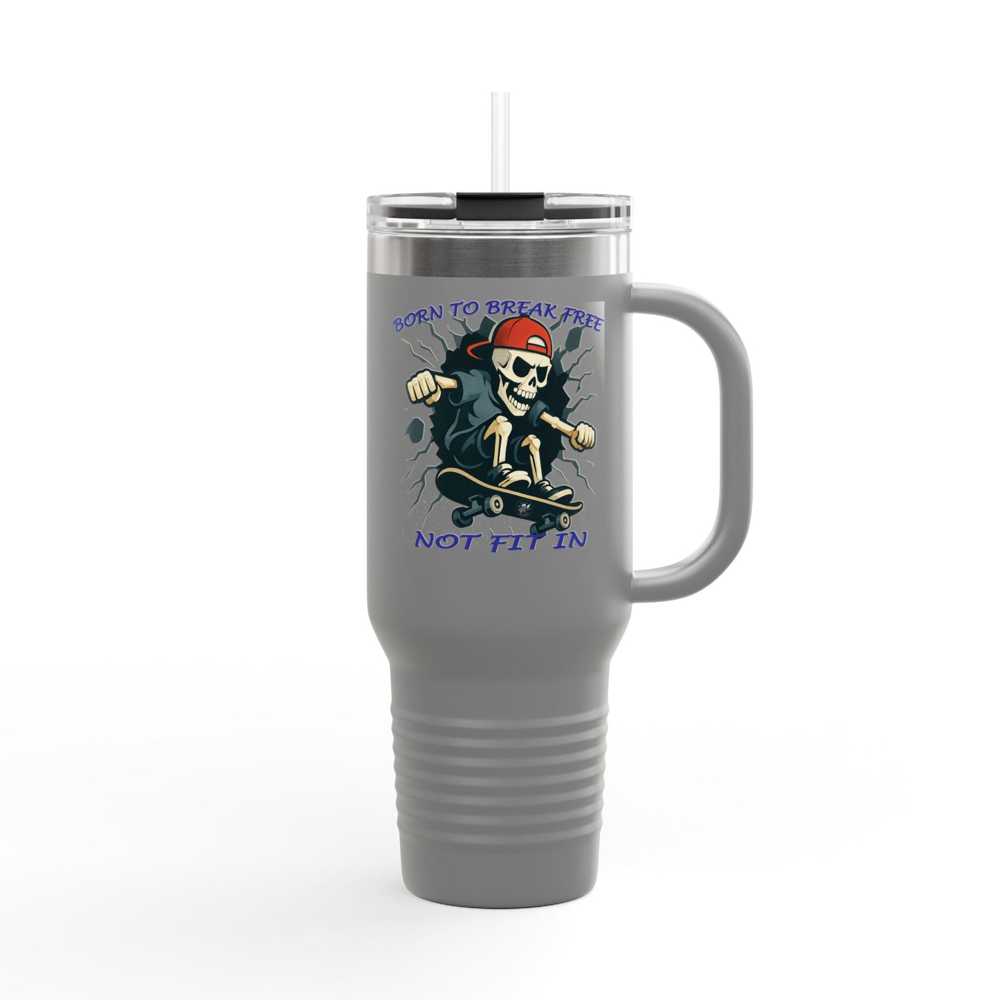 Skelly Wall Breakout  40 oz travel mug